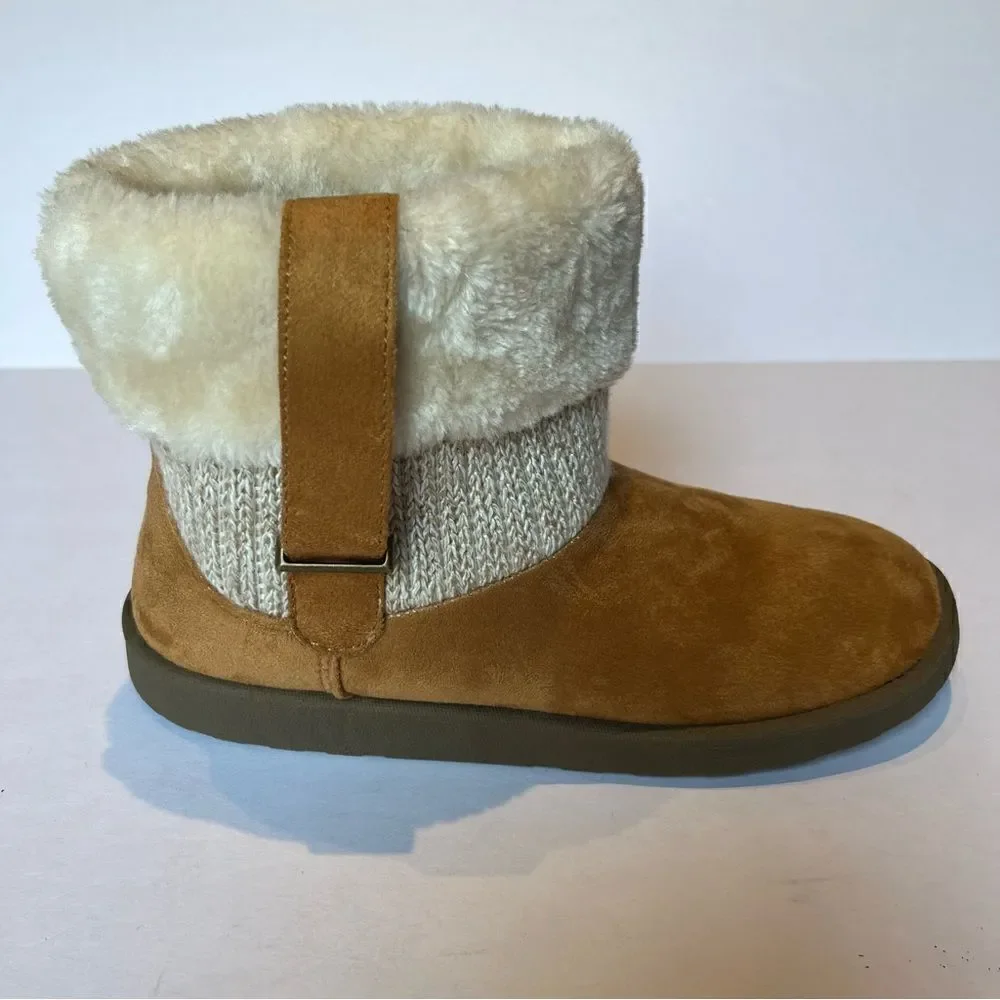 Cute Women's Life Stride Simply Comfort Winter Ankle Boots Light Brown Size 8M